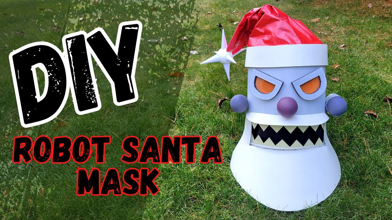 Robot Santa Mask | Cardboard DIY