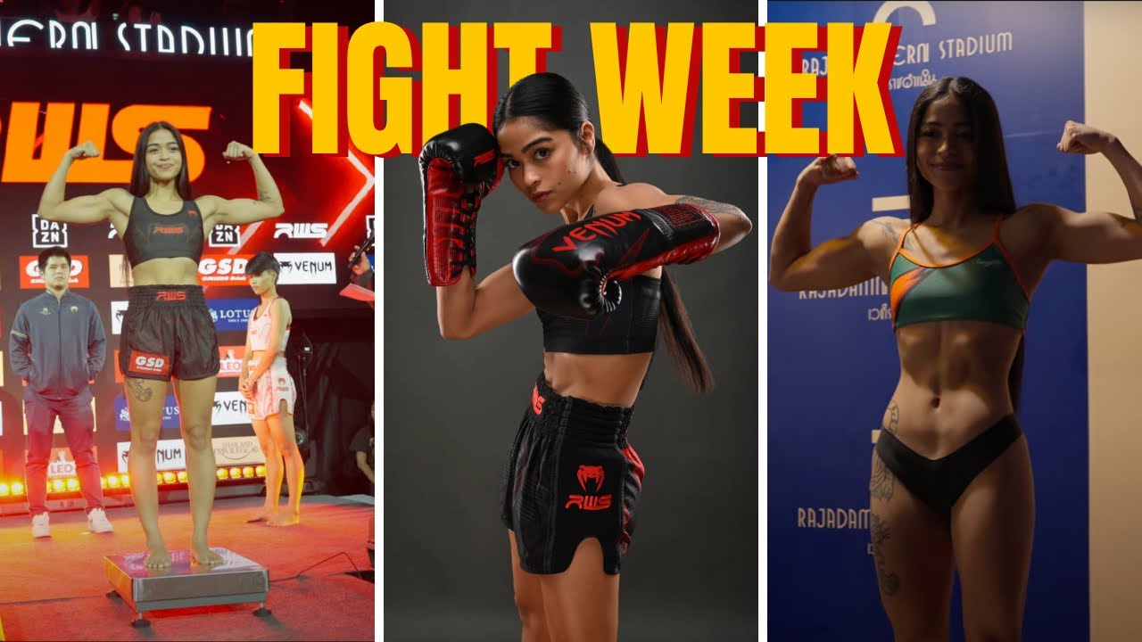 Fight Week Vlog | Weight Cutting and Weigh ins for my RWS Return 🥊