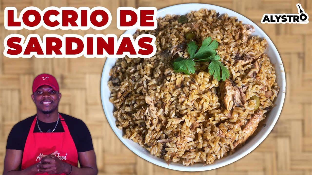 CÓMO HACER LOCRIO DE SARDINAS (locrio de pica pica) | ALYSTRO FOOD 🇩🇴