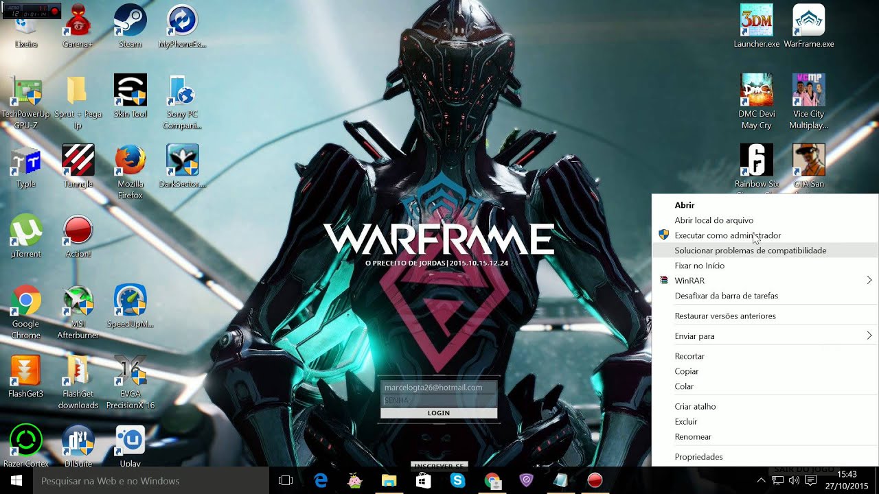 Correção do Erro no Launcher GDMO