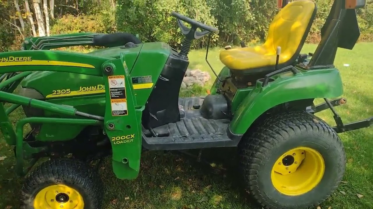 Mon tracteur John Deere 2305