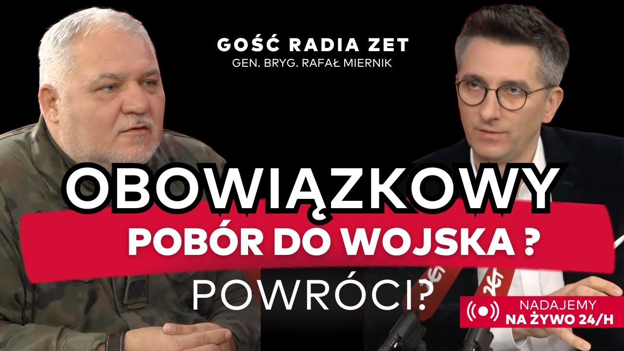 Obowiązkowy pob&oacute;r musi WR&Oacute;CIĆ? Generał Miernik: 