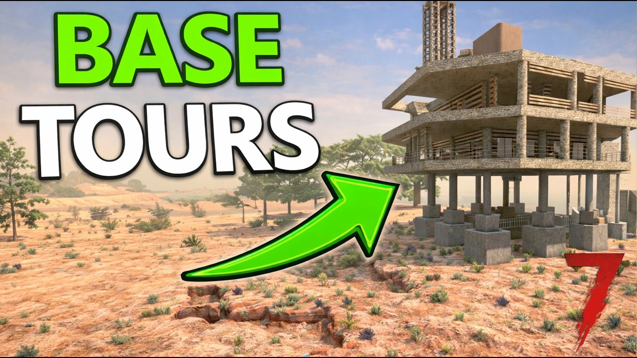 INSANE Public Server Base Tours - 7 Days To Die 2.5