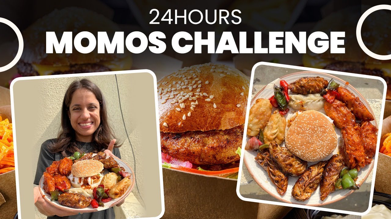 Eating only Momos for 24 Hours 😱 | Eating Momos Challenge | So Saute