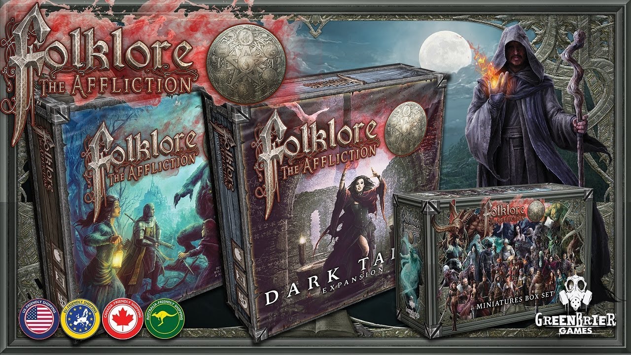 Стрим по настолке Folklore: The Affliction