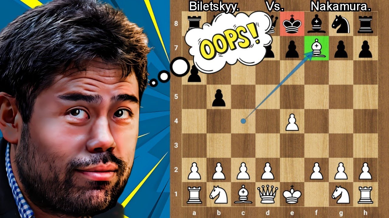 NAKAMURA QUEDA PERDIDO EN 2 JUGADAS😱?? | Biletskyy vs. Nakamura | (Titled Cup early).