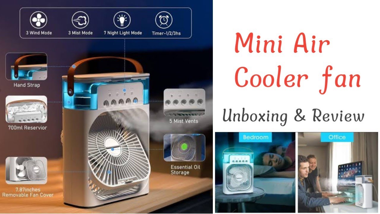 Best Mini Air Cooler fan | Unboxing & Review full Tips, price details in Bengali 