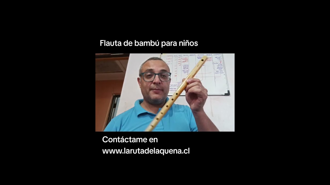 Flauta de bambú para niñas y niños