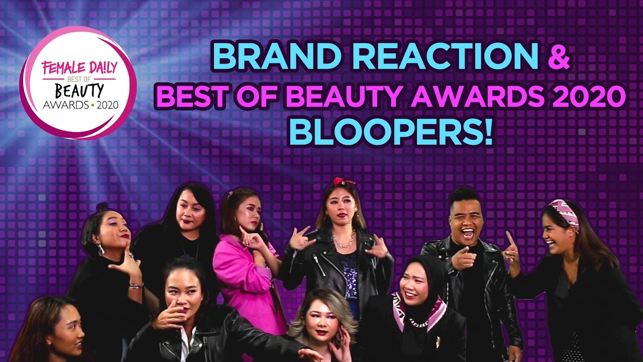 Female Daily Best of Beauty Awards 2020 Bloopers and Reactions! | BOBA 2020