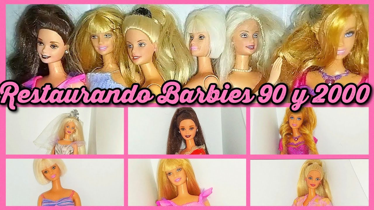 Arreglando Barbies de los 90 y 2000 fácil y rápido 🩷