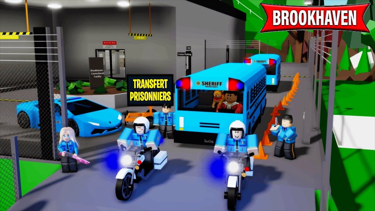 Le Plus Gros TRANSFERT DE PRISONNIERS de BROOKHAVEN RP ROBLOX !! 😱