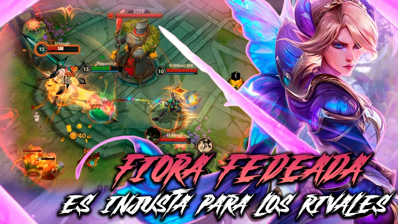 ESTA CAMPEONA CON VENTAJE ES IMPARABLE 🤯🔥!! Fiora Wild Rift Gameplay