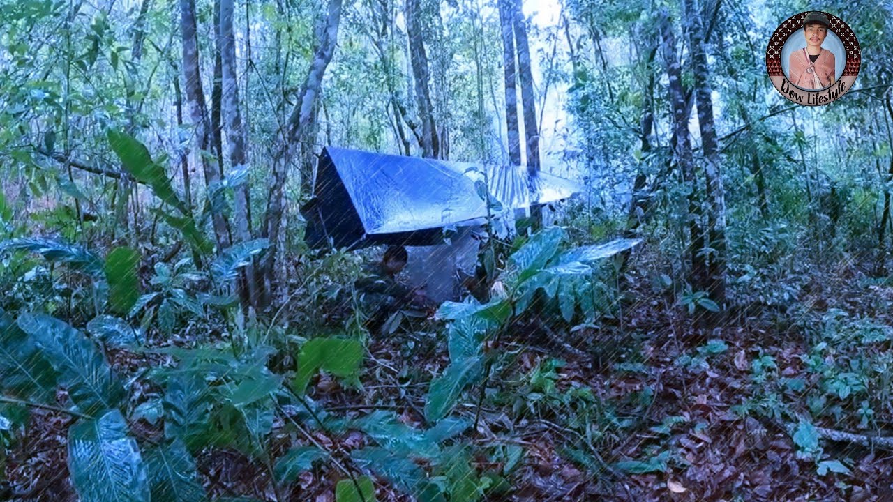 เดินป่า พายุฝนถล่มหนักทั้งวันทั้งคืน