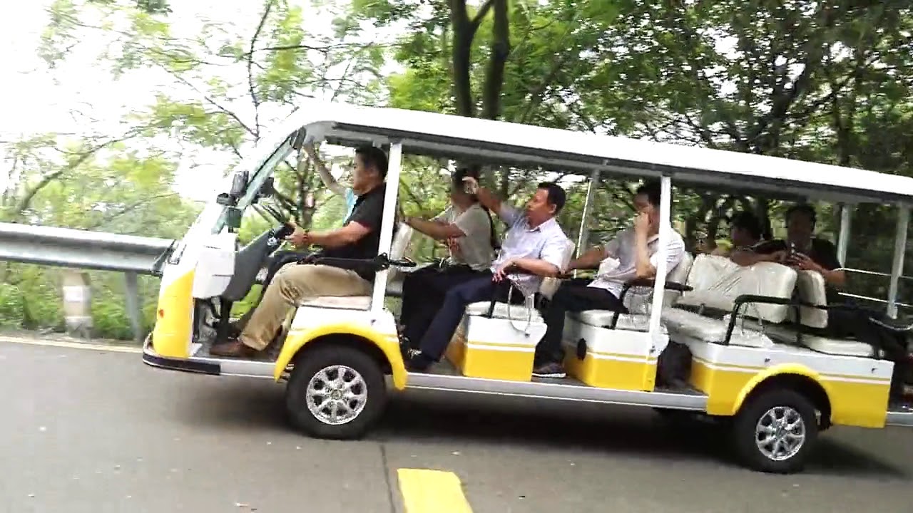 Beautiful Sightseeing Bus! Battery Operated Minibus for 14 passengers.