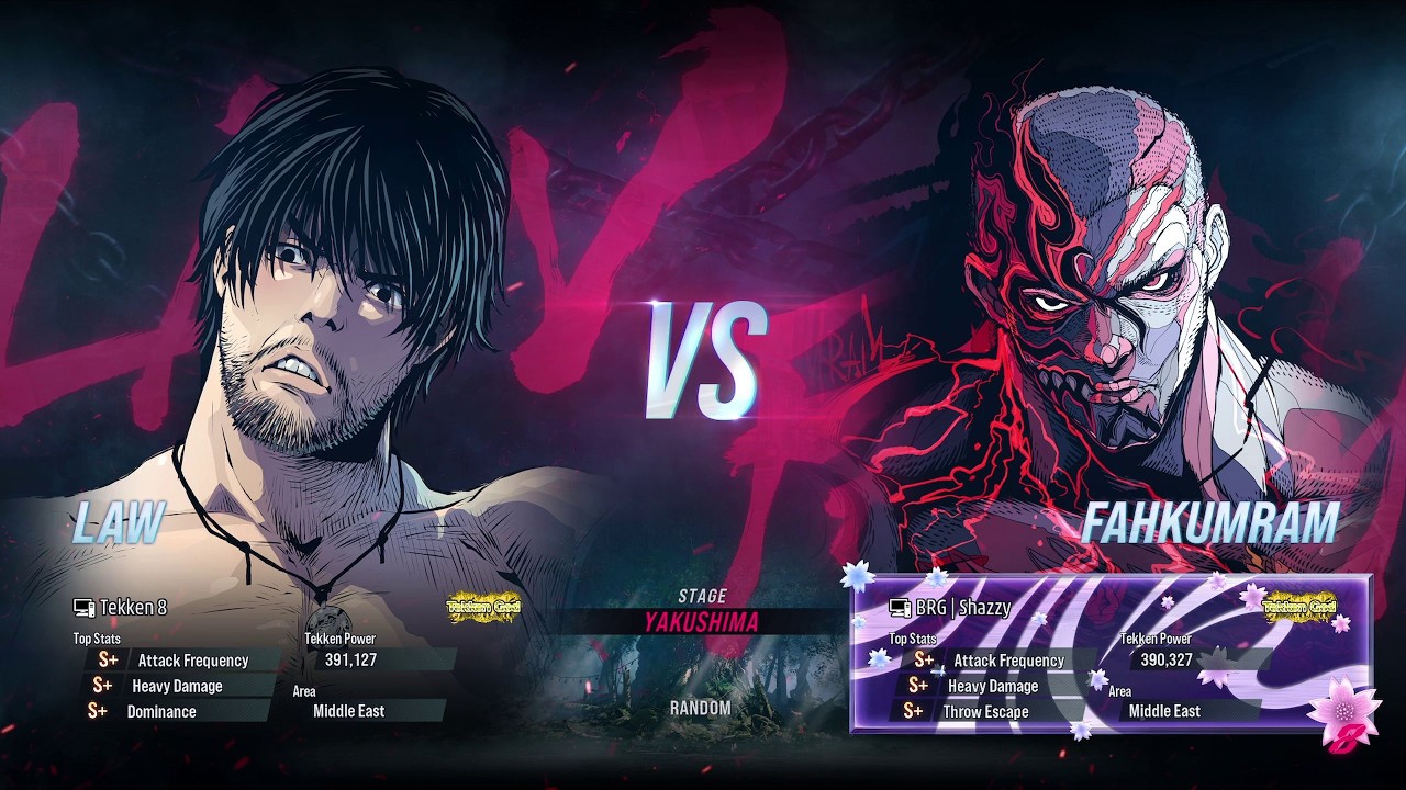BSK (Law) VS Shazzy (Fahkumram) Tekken 8 Ranked