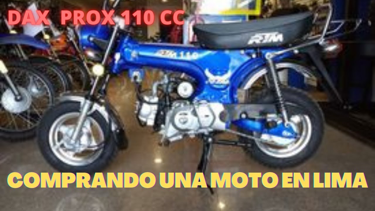 COMPRANDO UNA MOTO DAX EN AGENCIA - DAX NUEVA EN LIMA PARTE 1