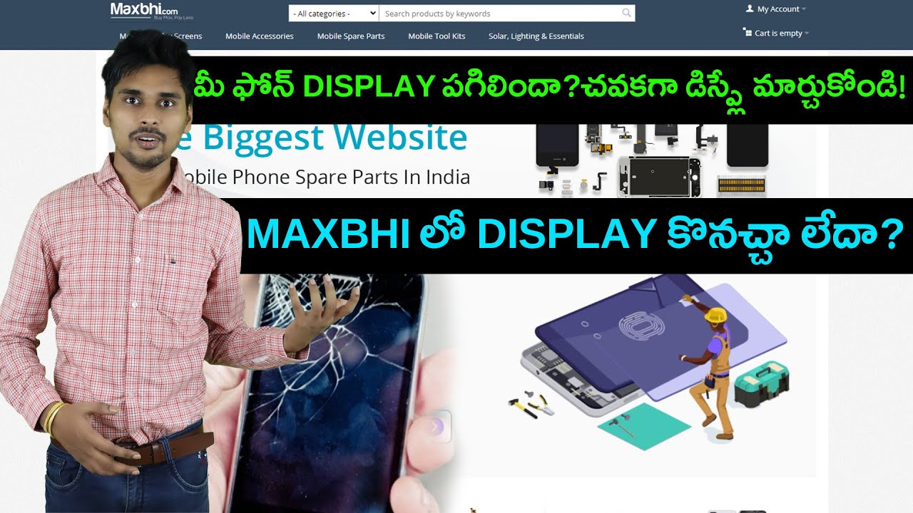Maxbhi Online Shopping Review Telugu | Fake or Real| LCD Display