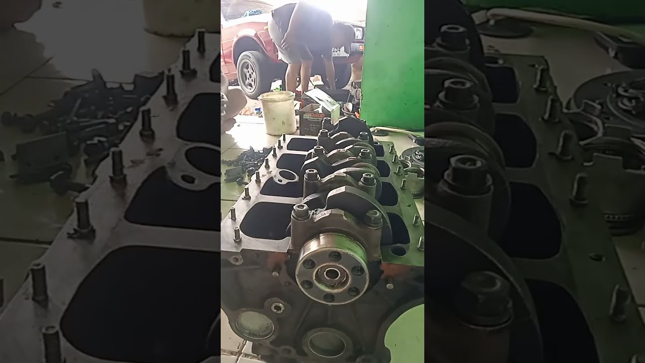 1983 Toyota DX engine asembly procces