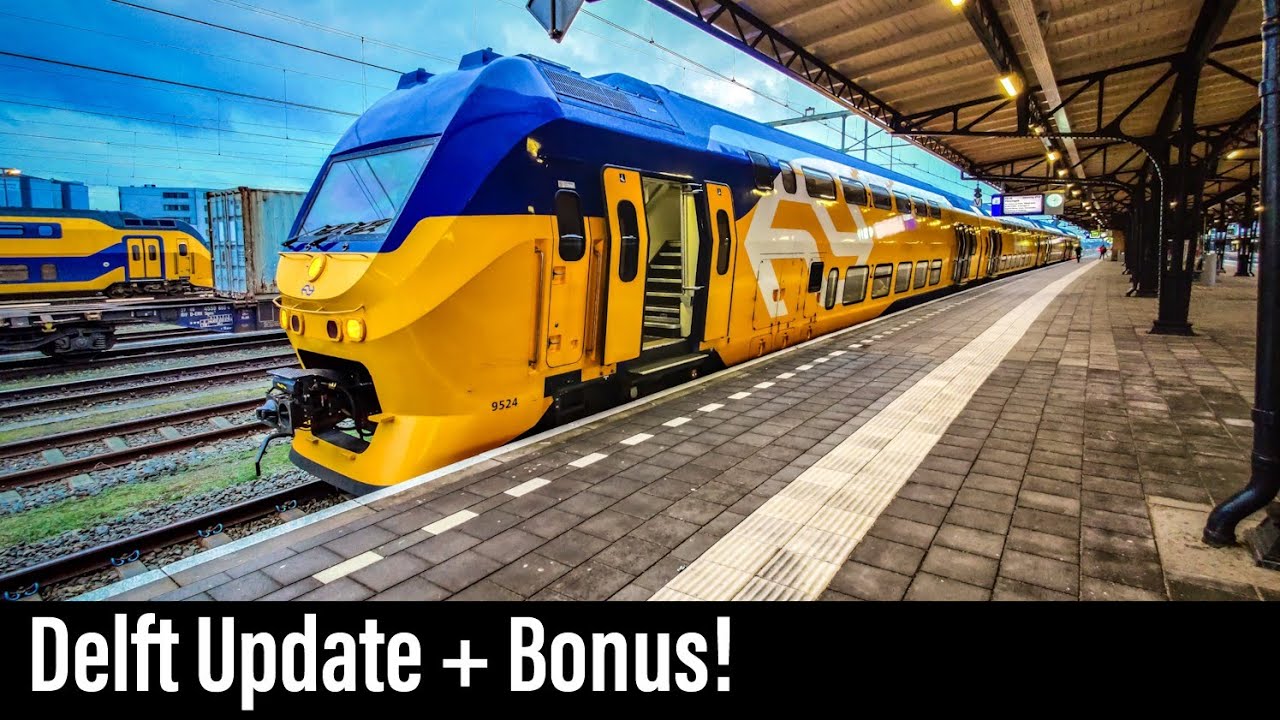 Train Cab Ride NL / Обновление Делфта / Ден Хааг - Розендал - Ден Хааг / VIRMm2 / февраль 2022 г.