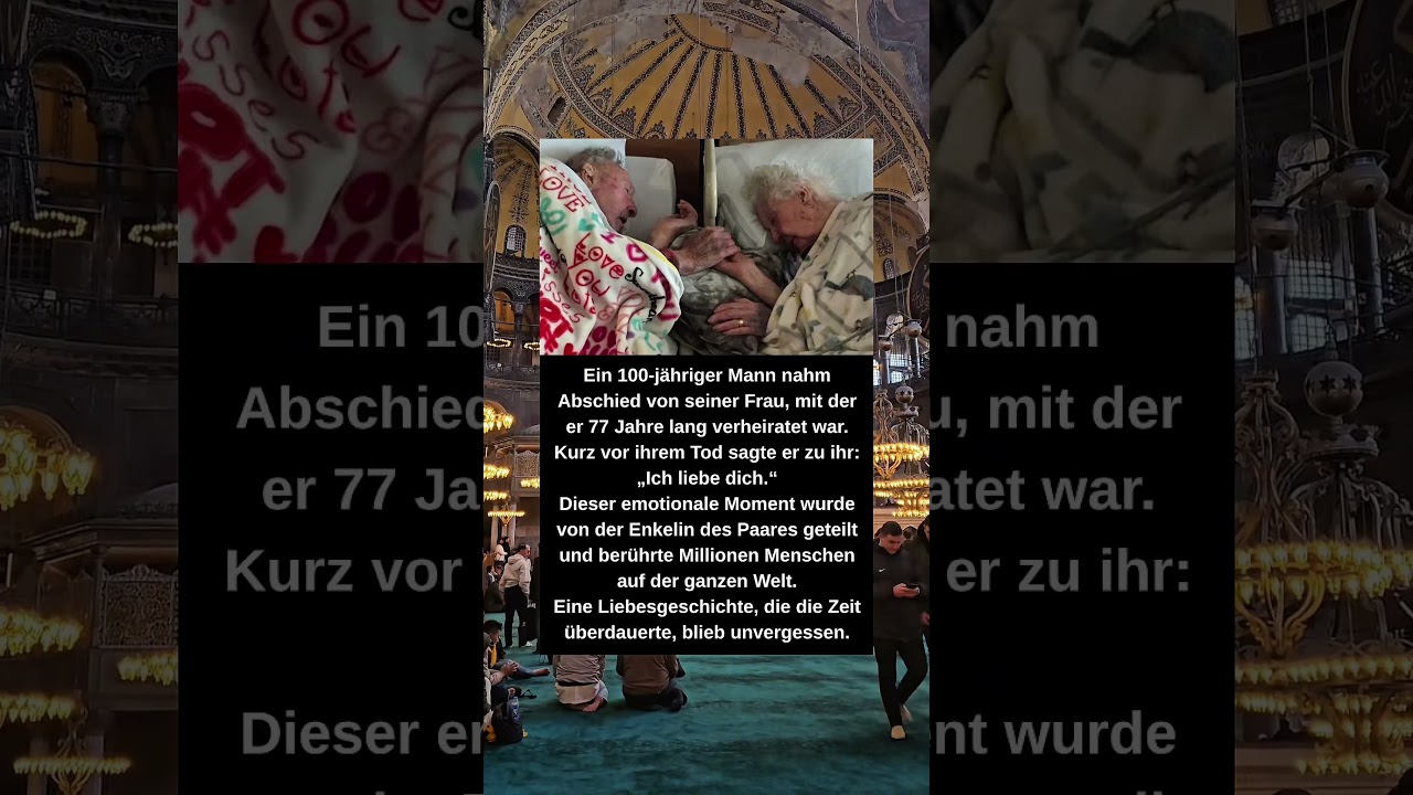 77 Jahre Liebe 💔 Seine letzten Worte an sie bewegen Millionen &ndash; wahre Geschichte