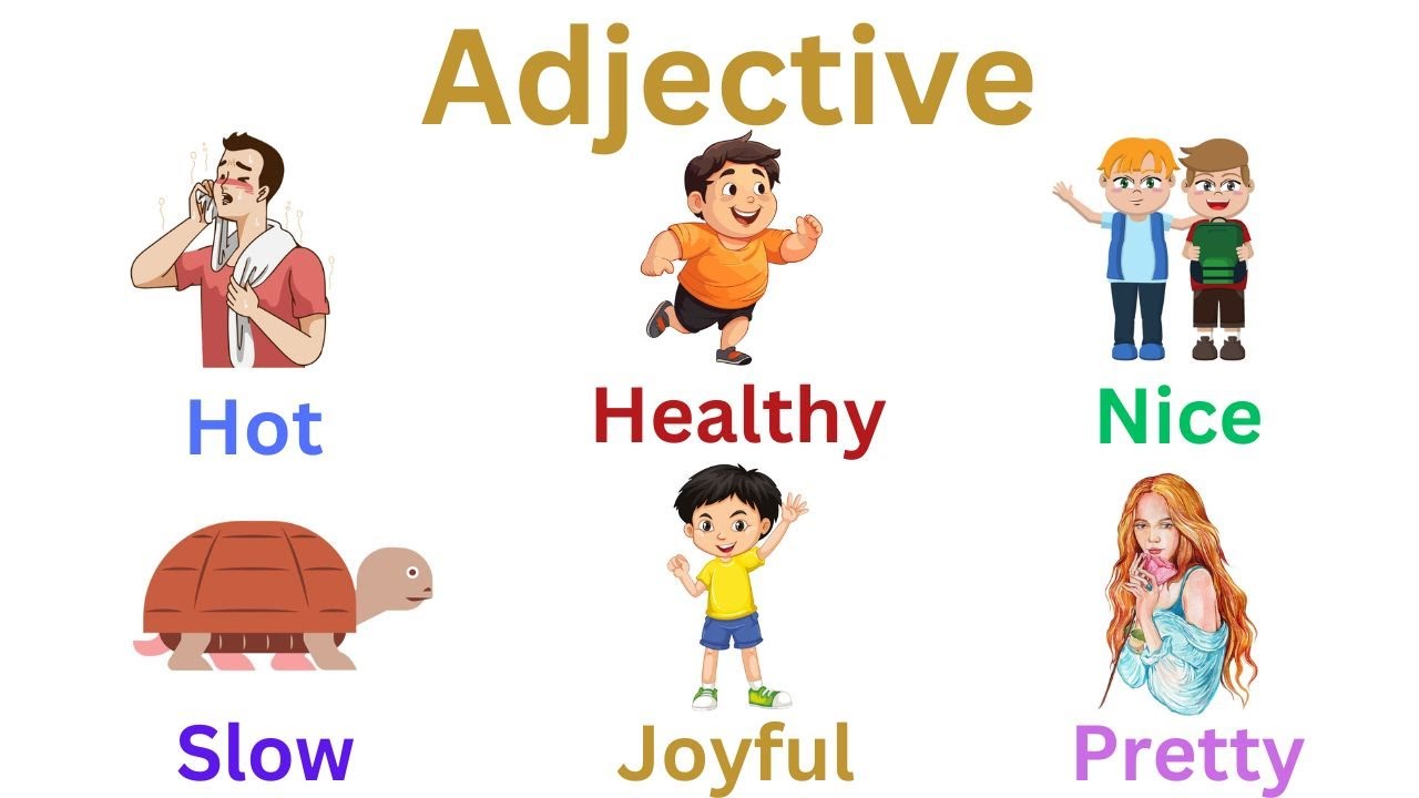 Adjectives I Common Adjectives Words I Adjectives Words in English I Adjectives for Kids I Part -1