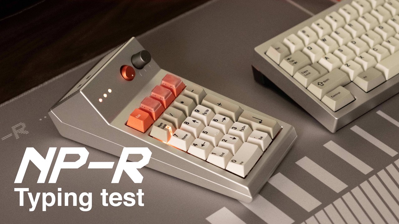 NP-R | Gateron LongJing Tea | Numpad Typing Sounds ASMR