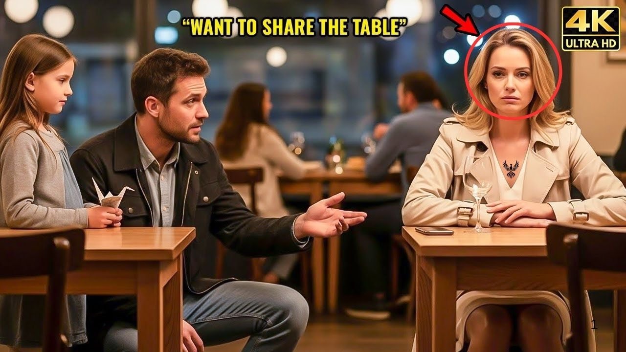 “Quer Dividir a Mesa?” — O Convite de um Pai Solteiro que Mudou a Vida de uma CEO Para Sempre