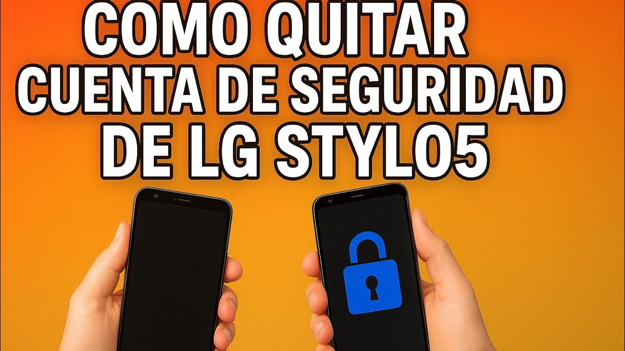 Como quitar cuenta de google a telefono LG stylo 5