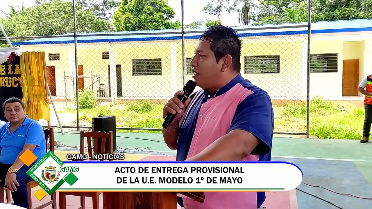 ACTO DE ENTREGA PROVISIONAL UE 1RO DE MAYO