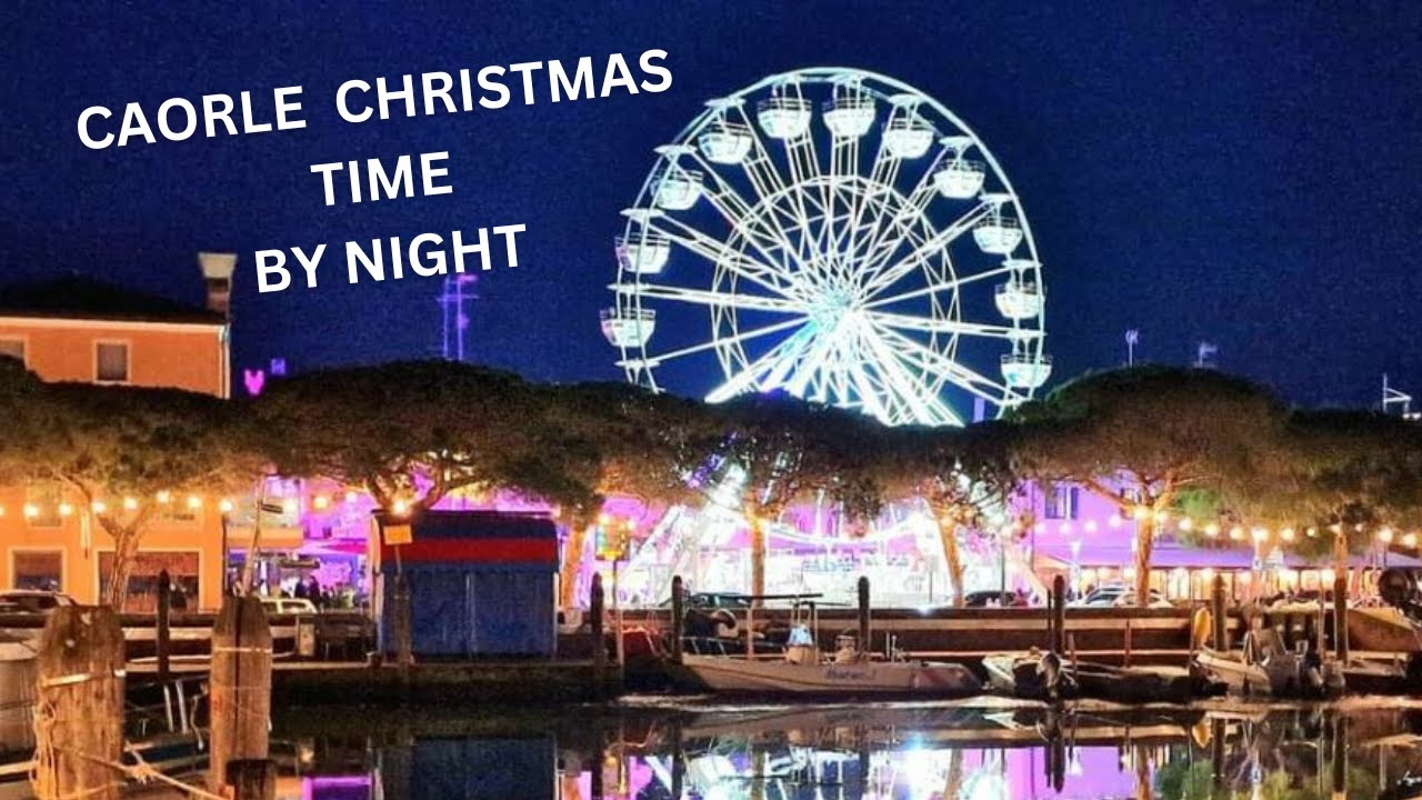 Caorle Christmas Time By Night