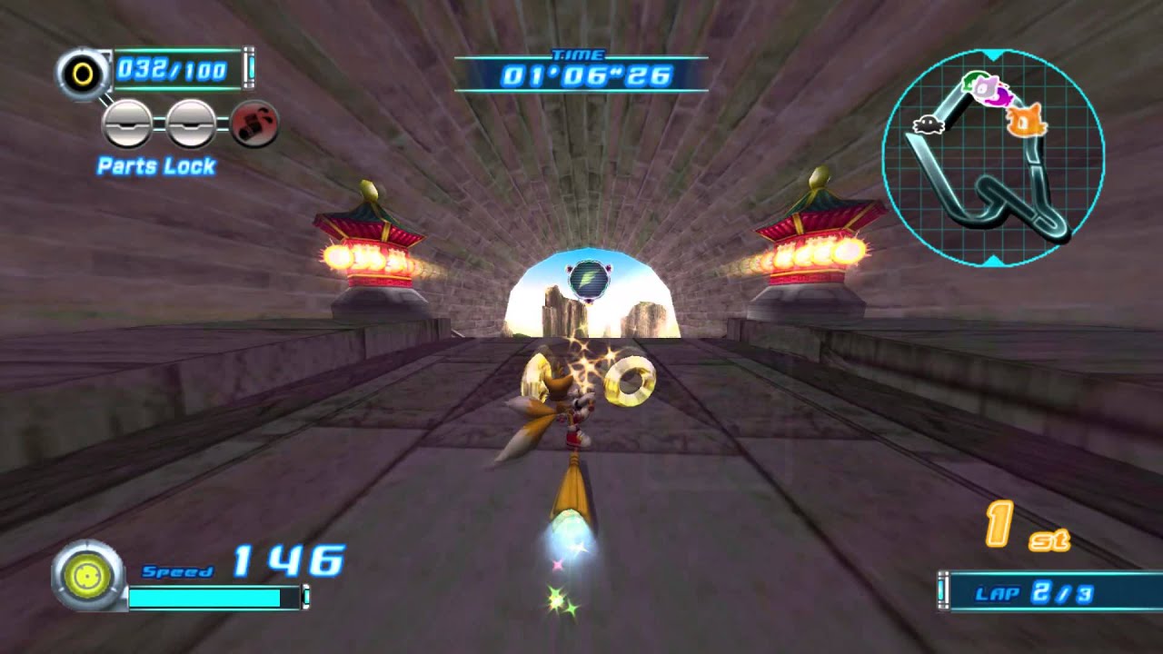 Sonic Riders Zero Gravity~Gigan Rocks (Tails) HD