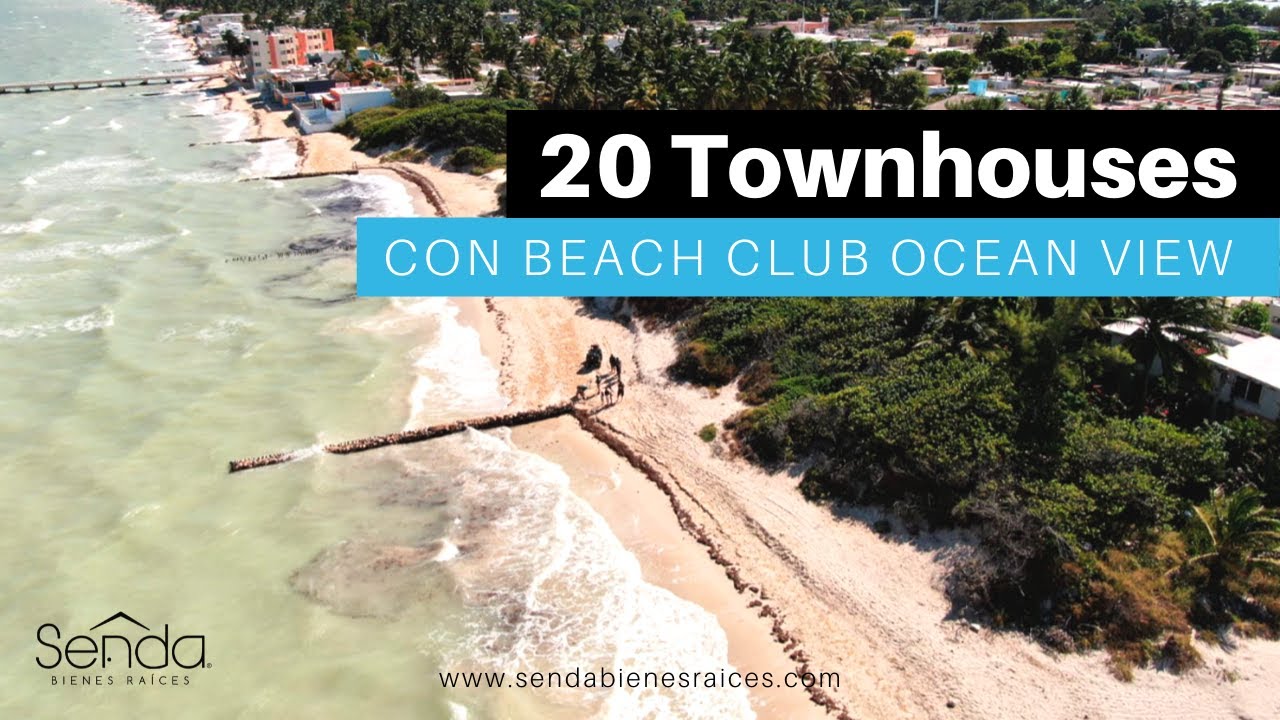 🤩 Townhouses en VENTA 🏖 en la Costa Yucateca 📍Chuburná Puerto