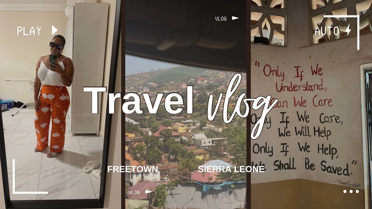 Travel Vlog | Freetown, Sierra Leone | My friend traditional wedding | Exploring the culture/ town