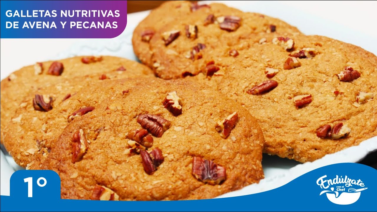 GALLETAS DE AVENA Y PECANAS 🍪 | Endúlzate