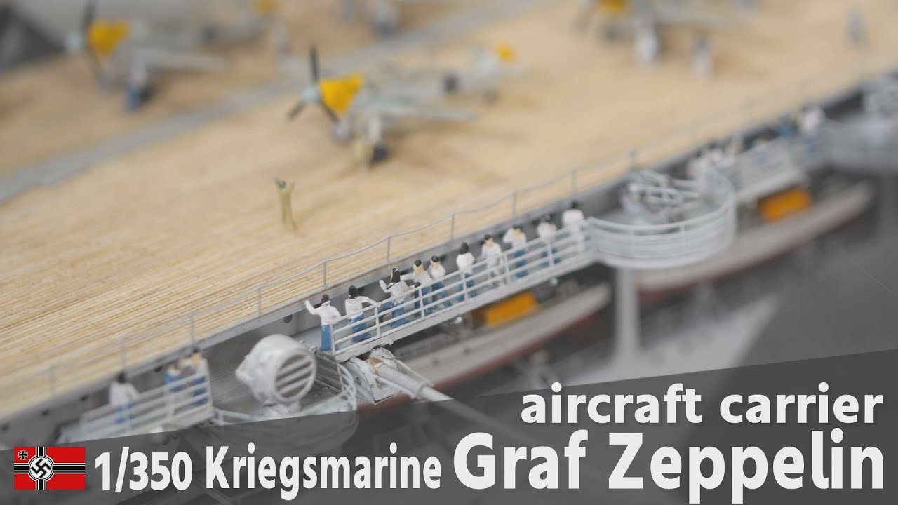 Авианосец ВМС Германии Graf Zeppelin Часть 20 Фигурки экипажа 1/350 Модель корабля [END]