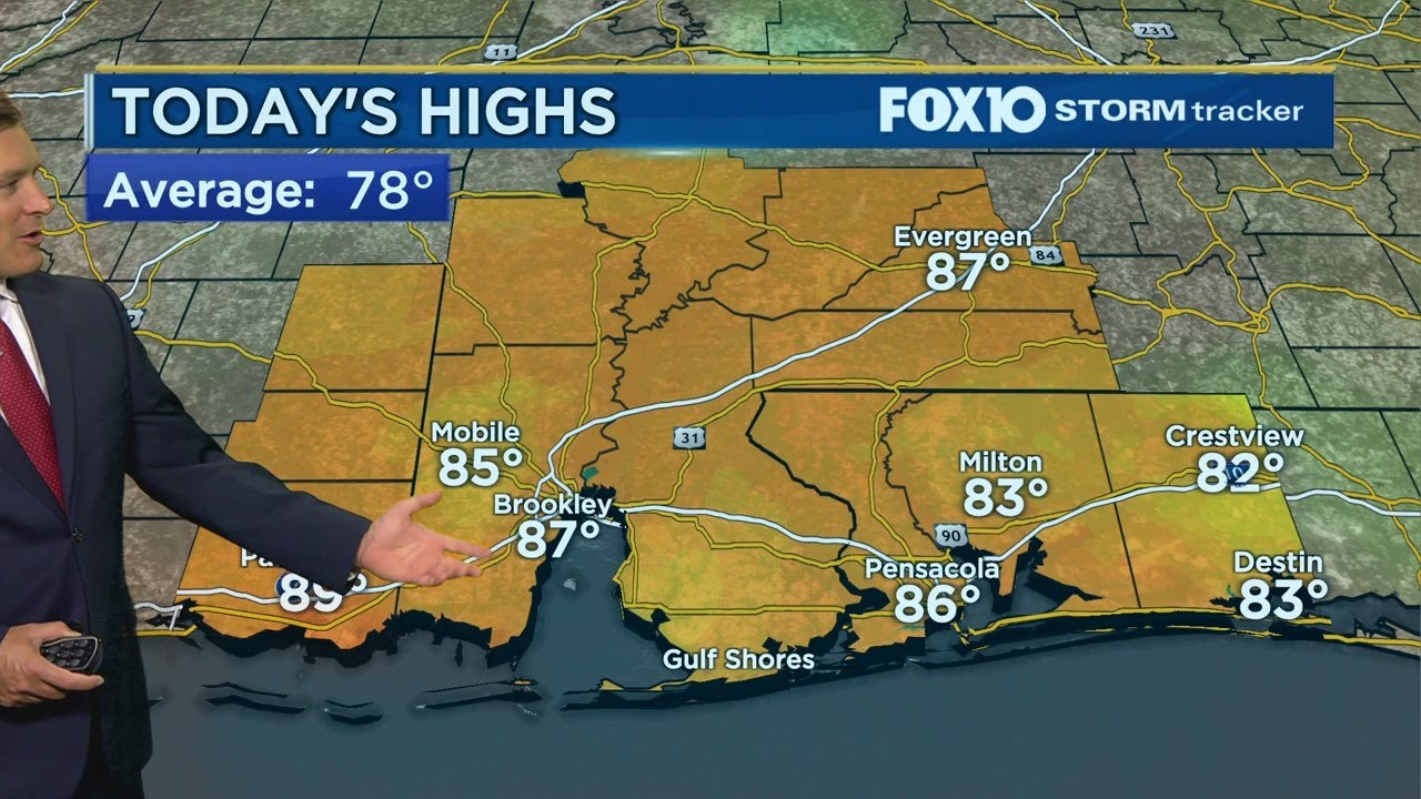 Weather Update for Wednesday Evening, October 21, 2020