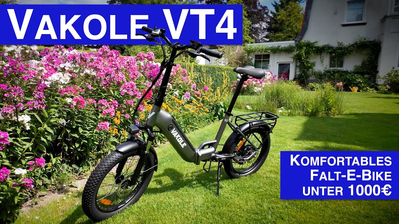 Vakole VT4 - Geheimtipp - Bestes komfortables Falt-E-Bike unter 1000€