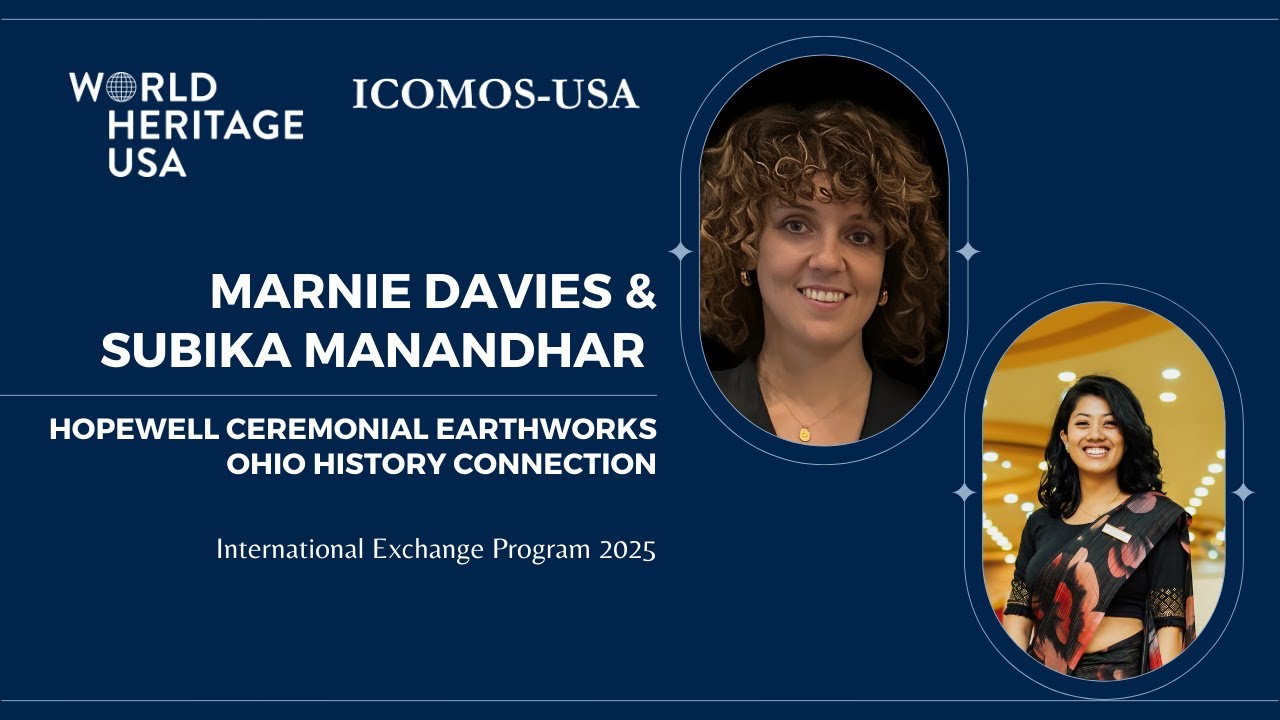 Marnie Davies & Subika Manandhar - IEP Interns at Hopewell Ceremonial Earthworks in Ohio, USA