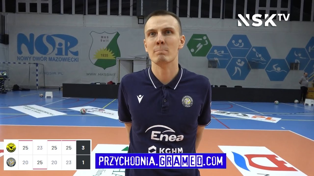 tv.nsk.pl [Tr. Damian Zemło] FINAŁ 1LSK: Sokół & Hagric Mogilno - Enea Klub Siatkarski Piła 3:1