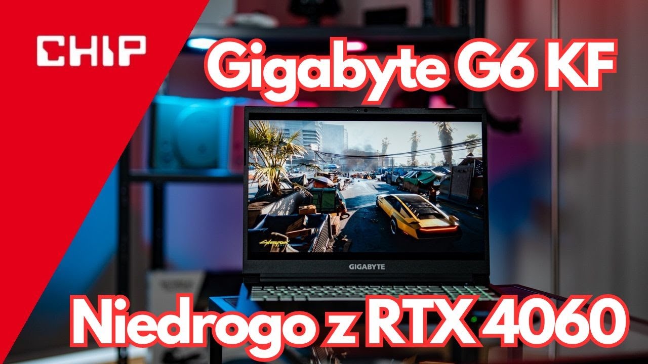 Test Gigabyte G6 KF - dobra cena za laptop z RTX 4060
