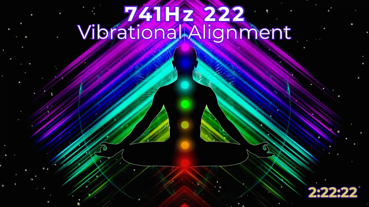 741Hz + 222 Angel Code | Vibrational Alignment Meditation (2:22:22 Visual Journey)