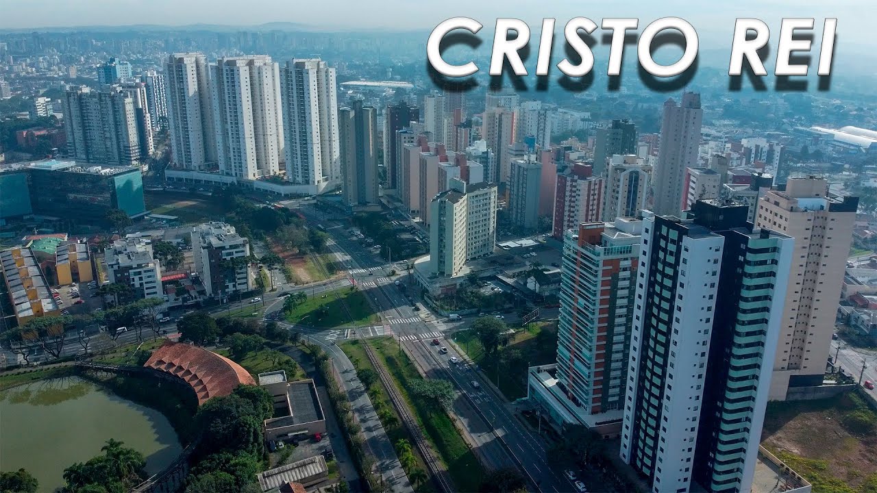 Conheça o bairro Cristo Rei em Curitiba Paraná por drone 4k