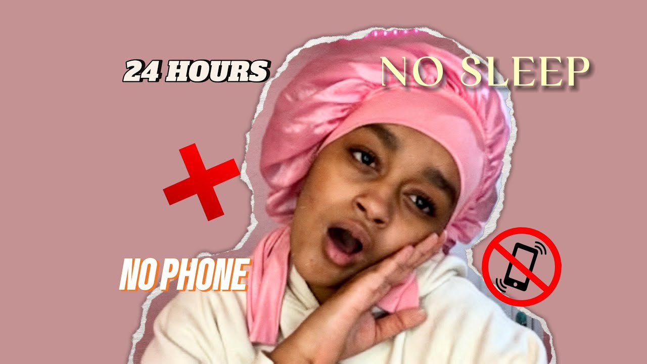 24 Hours NO PHONE, NO SLEEP Challenge (I Almost Failed)”