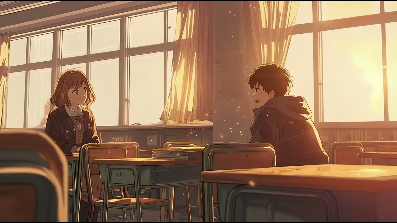 Back Row Boy — The Quiet Crush in Class | Anime LoFi Love Song