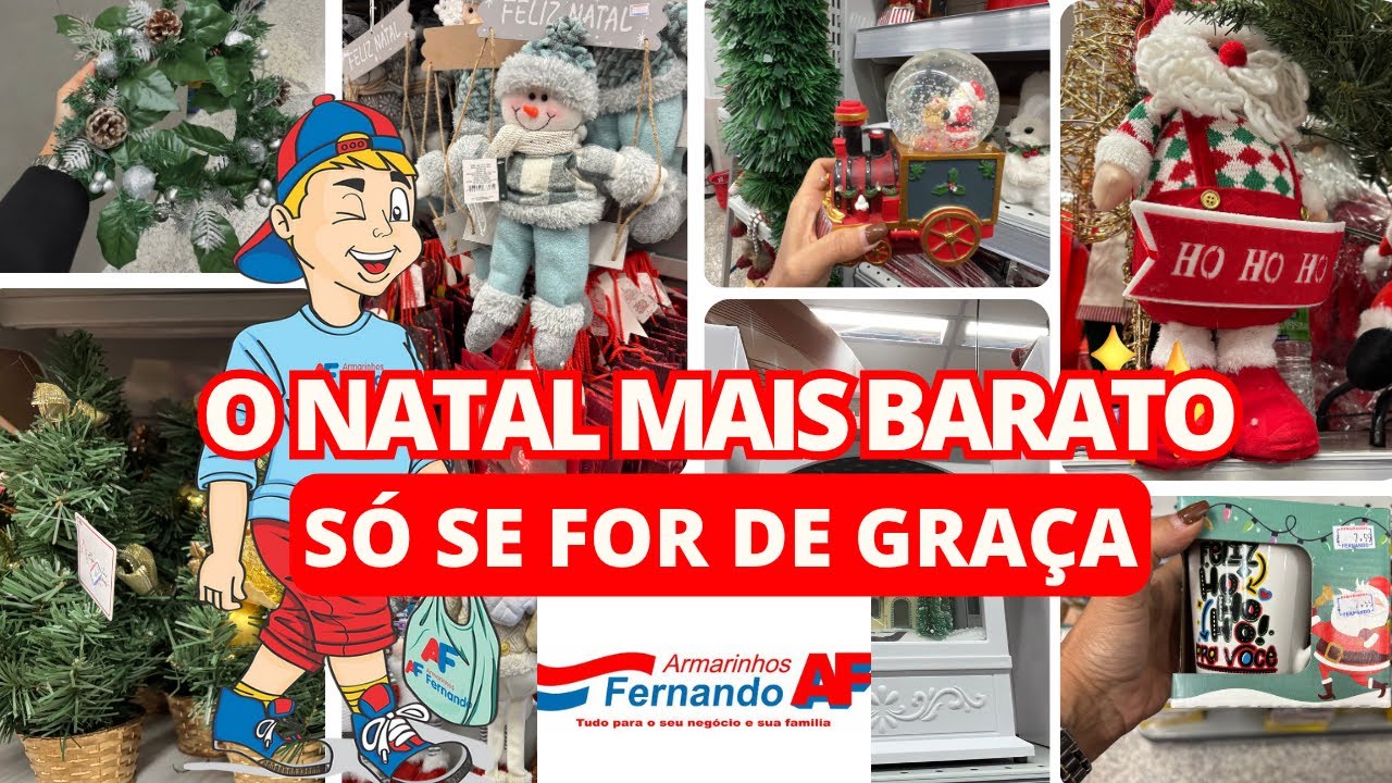 🎄TOUR ARMARINHOS FERNANDO 2025 | O NATAL MAIS BARATO SÓ SE FOR DE GRAÇA | UNID. Suzano - SP🎄