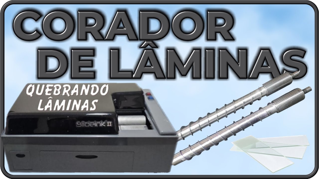 🔥O Corador de Lâminas SlideInk da Hemogram está quebrando lâminas. Como resolver?
