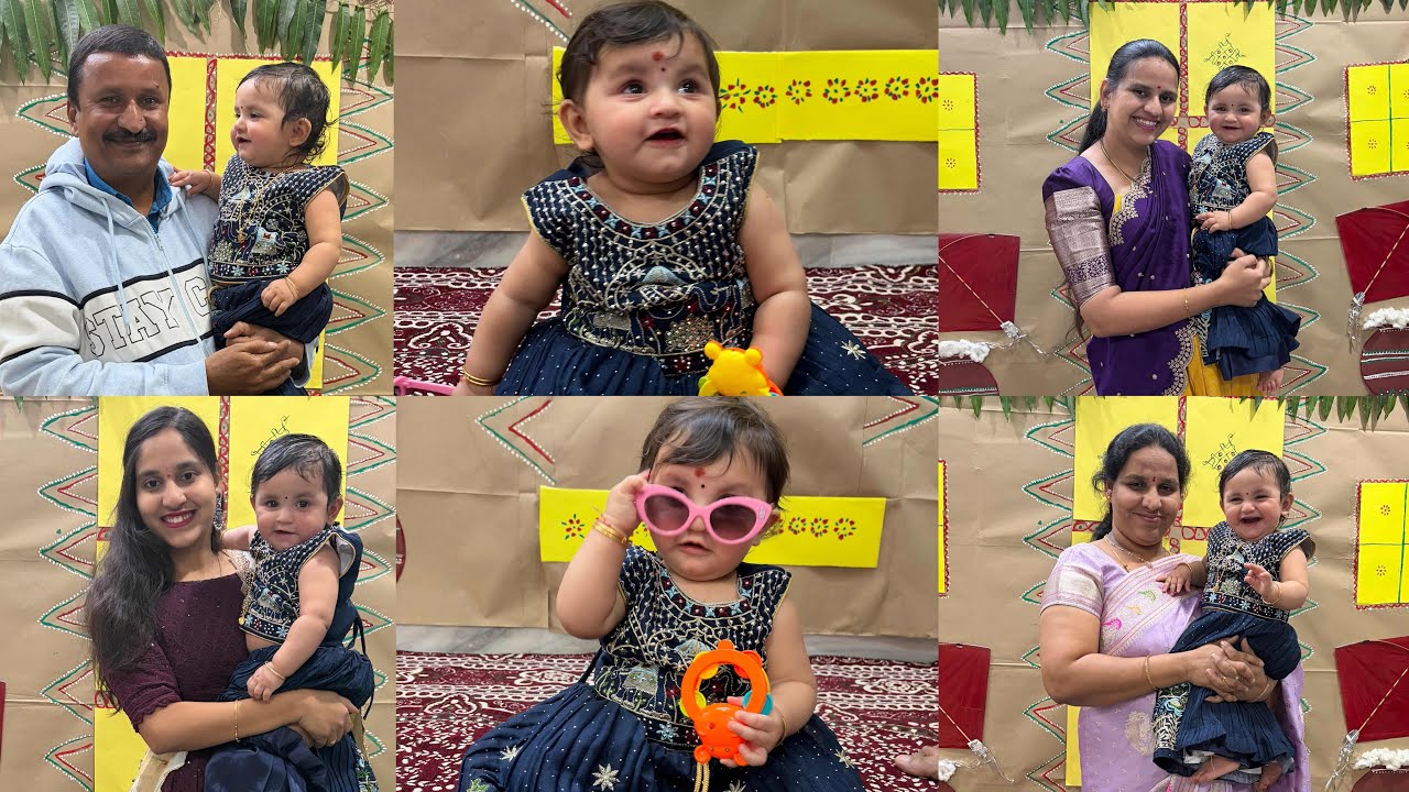 #first #bhogipallu #priyanshi #sankranthi #sonyrethu #vlogs #ytshort #diy #decoration 