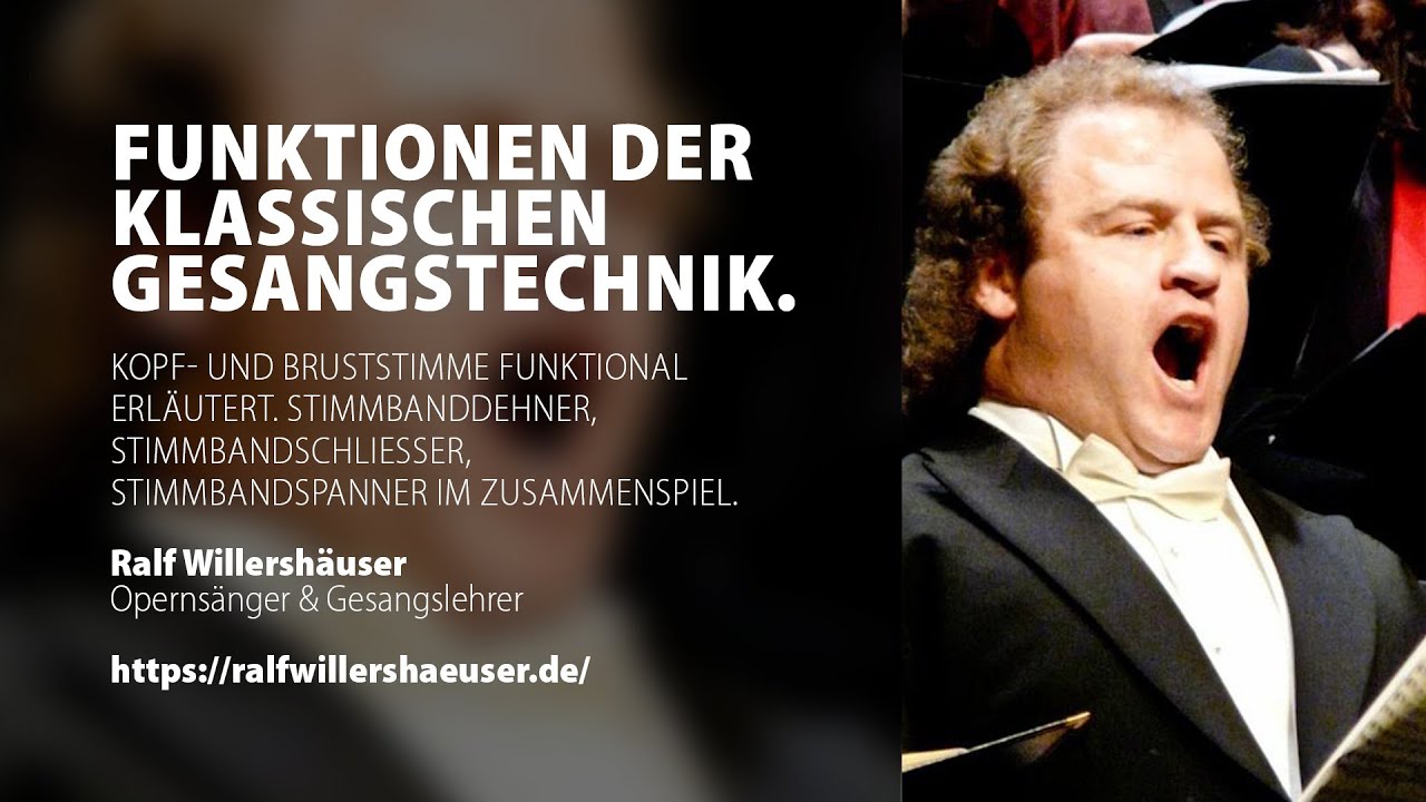 Wie funktioniert die klassische Gesangstechnik? | Passaggio, Kopf- und Bruststimme erklärt