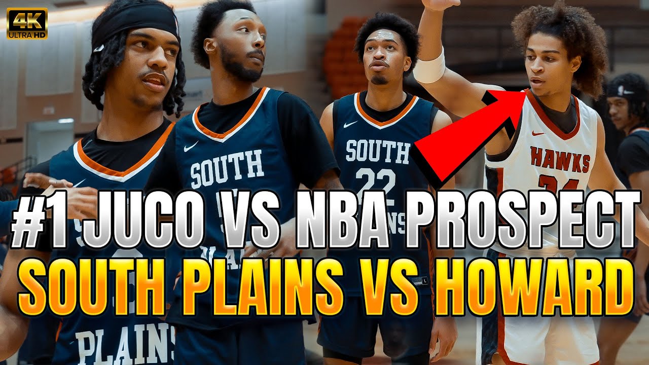 Devontes Cobbs & Isaac Tavares South Plains vs NBA Prospect Keziah Ekissi & Howard JUCO NJCAA