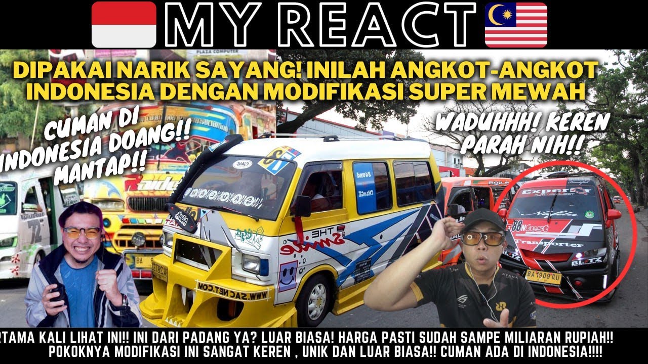 WAHH CUMA ADA DI INDONESIA?? ANGKOT PADANG KREATIF MODIFIKASI SUPER MEWAH